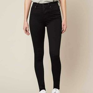 Levis Mile High Super Skinny Jeans Black Moon